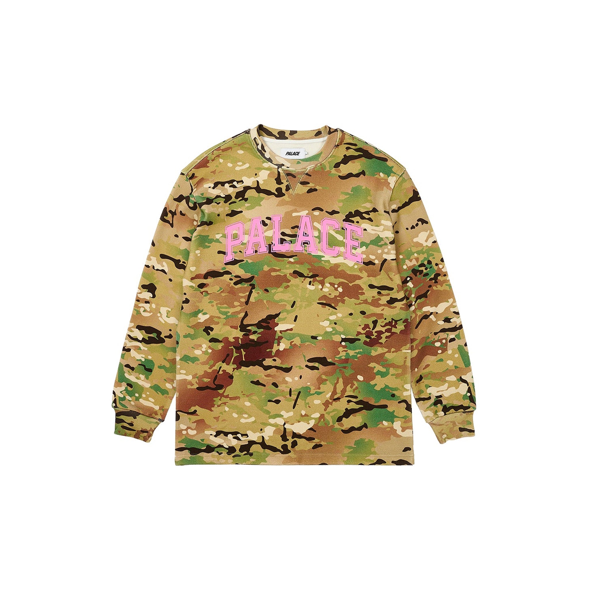 トップス PALACE x NEIGHBORHOOD Waffle Jersey PALACE x NEIGHBORHOOD】Waffle Jersey L/S Black - 25FW (Palace