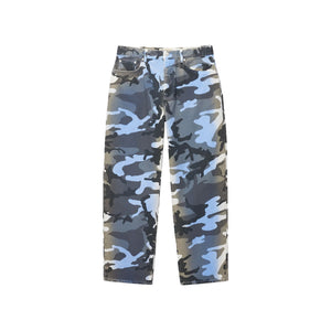 Stussy Big Ol'Jean Spray Dye Canvas Blue Camo