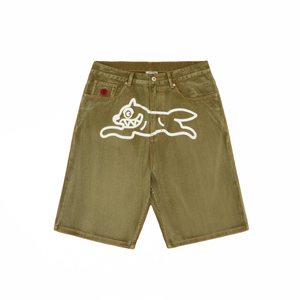 Billionaire Boys Club Running Dog Denim Shorts Green
