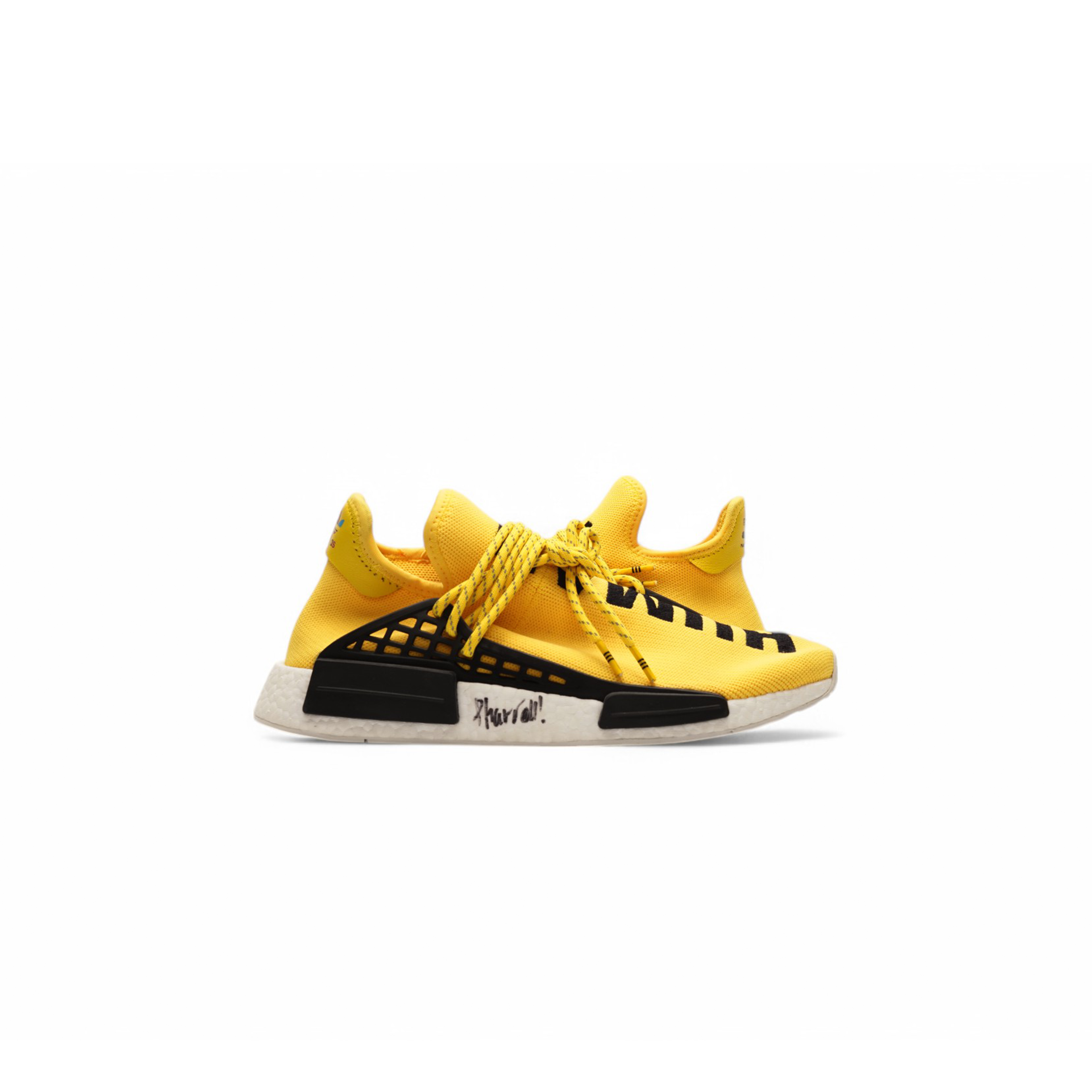 black and yellow pharrell nmd