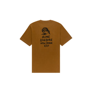 Aimé Leon Dore Form Logo Tee Brown