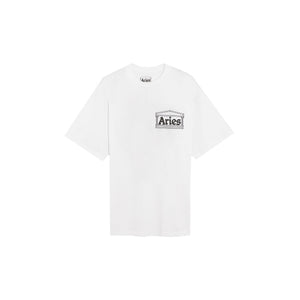 Aries Art Trip Reverse SS Tee White