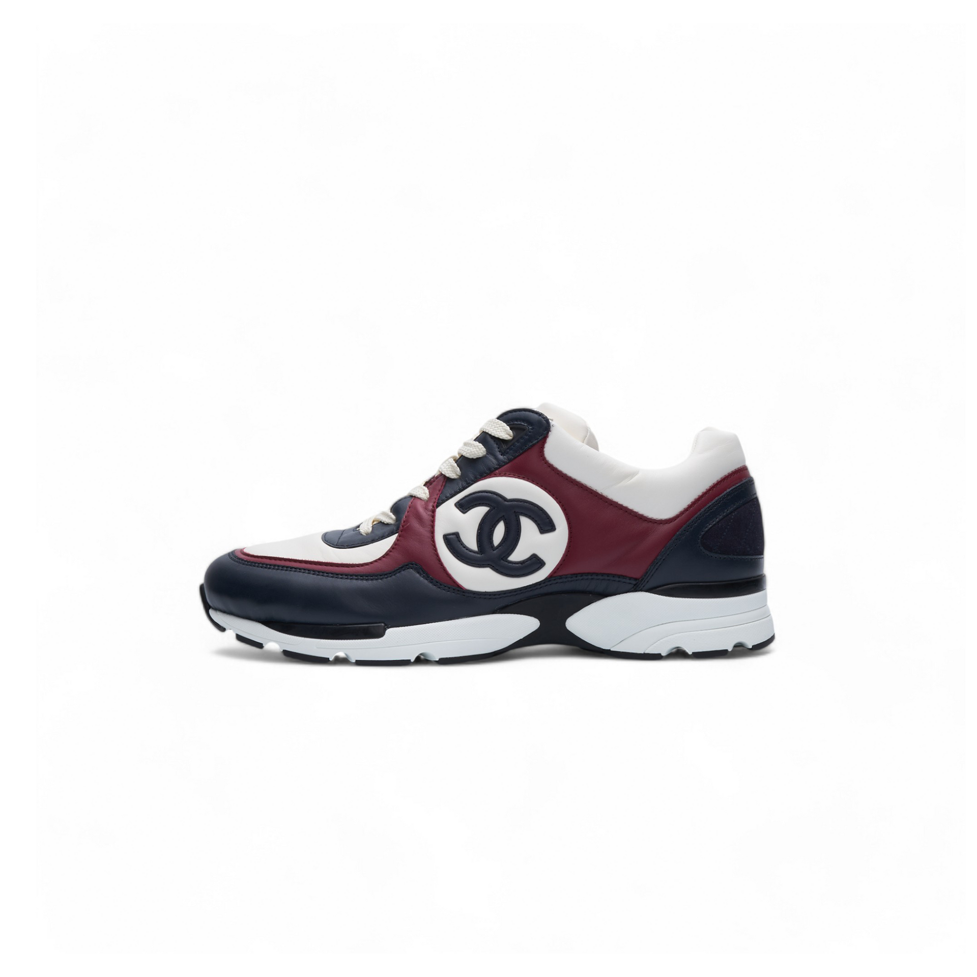 靴 CHANEL 36,5 Chanel CC Leather Sneaker Red/Navy – Story Cape Town