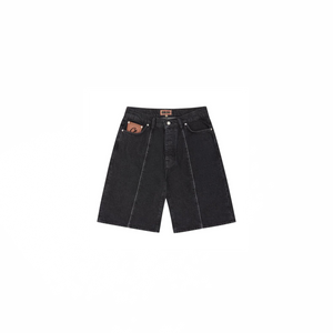 Corteiz C-Star Denim Shorts Black