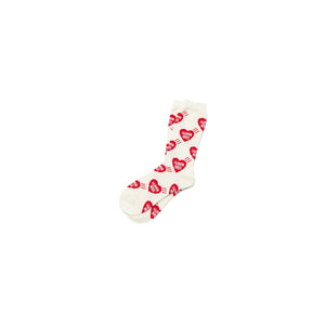 Human Made Heart Pattern Socks Red