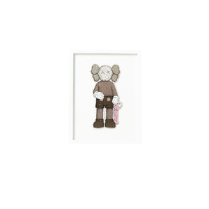 KAWS Share Small Jigsaw Puzzle (100 Pieces) (Assembled & Framed)