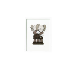 KAWS Together Small Jigsaw Puzzle (100 Pieces) (Assembled & Framed)