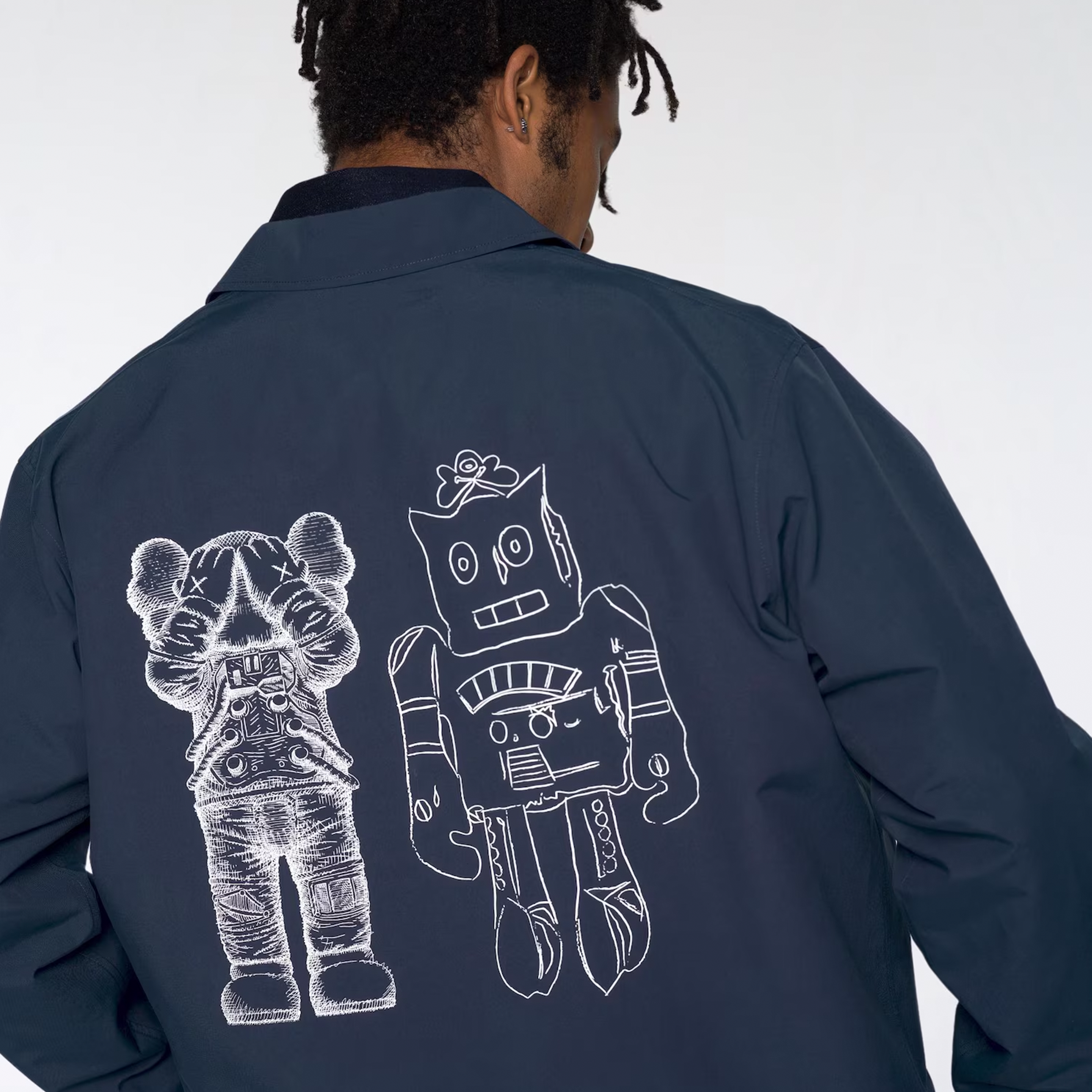 UNIQLO KAWS WARHOL コーチジャケット サイズXL ネイビー ユニクロ