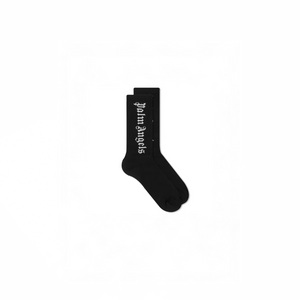 Palm Angels Classic Logo Socks Black