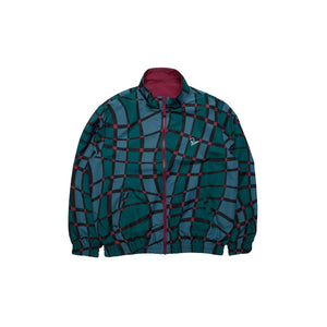 Parra Squared Waves Pattern Track Top Multi Check