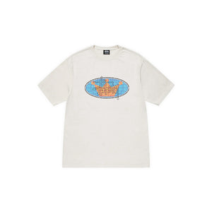 Stussy King Of The World Tee Pigment Dyed Natural