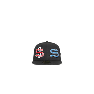 Stussy SS New Era Cap Black
