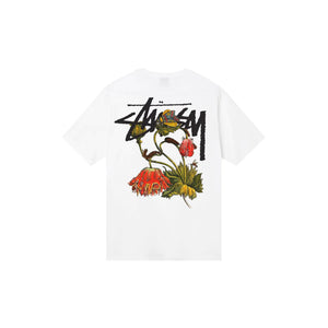 Stussy Withered Flower Tee White