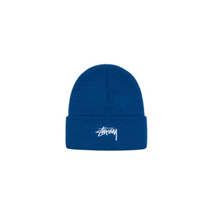 Stussy Cuff Beanie Stock Deep Blue