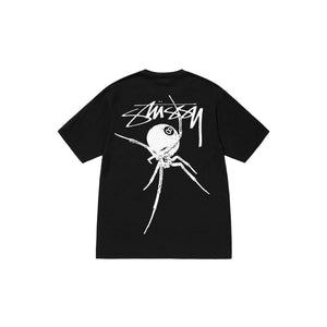 Stussy Arachnid Tee Pigment Dyed Black