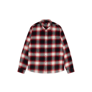 Stussy Bay Plaid Shirt Red