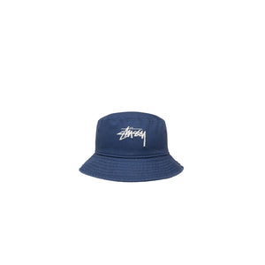 Stussy Big Stock Bucket Hat Light Navy