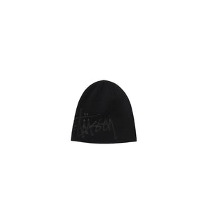 Stussy Debossed Basic Logo Skullcap Black
