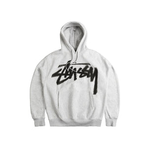 Stussy Dizzy Stock Hoodie Ash Heather