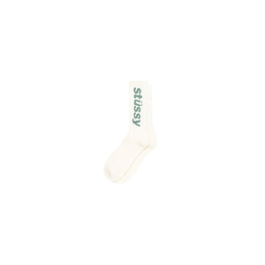 Stussy Helvetica Crew Socks Chiffon/Stone