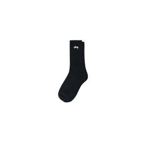 Stussy Stock Crew Sock Black - Single Pair