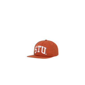 Stussy Mid-depth STU Arch Strapback Dark Orange