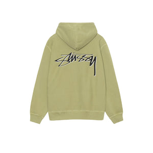 Stussy Our Legacy Drop Shadow Pigment Dyed Hoodie Tarragon
