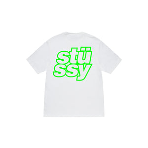 Stussy Stacked Tee White