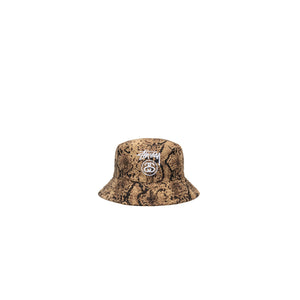 Stussy Stock Lock Deep Bucket Hat Brown