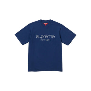 Supreme Classic Logo S/S Top Navy