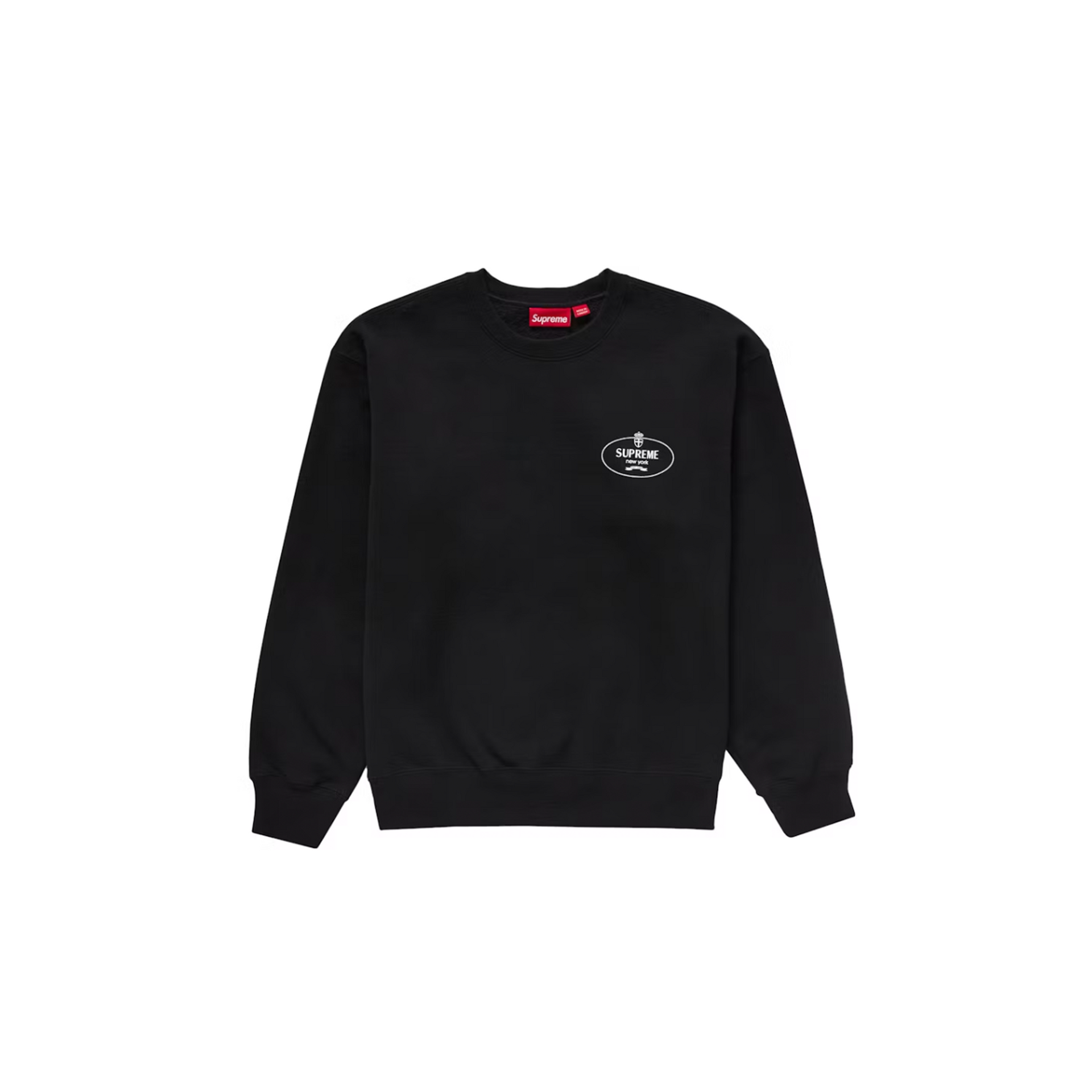 Supreme Crest Crewneck (FW24) Black – Story Cape Town Supreme Crest Crewneck (FW24) Black – Story Cape Town