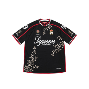 Supreme Floral Soccer Jersey Black – Story Cape Town