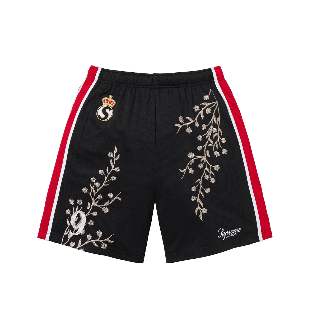 Supreme Floral Soccer Short Black – Story Cape Town
