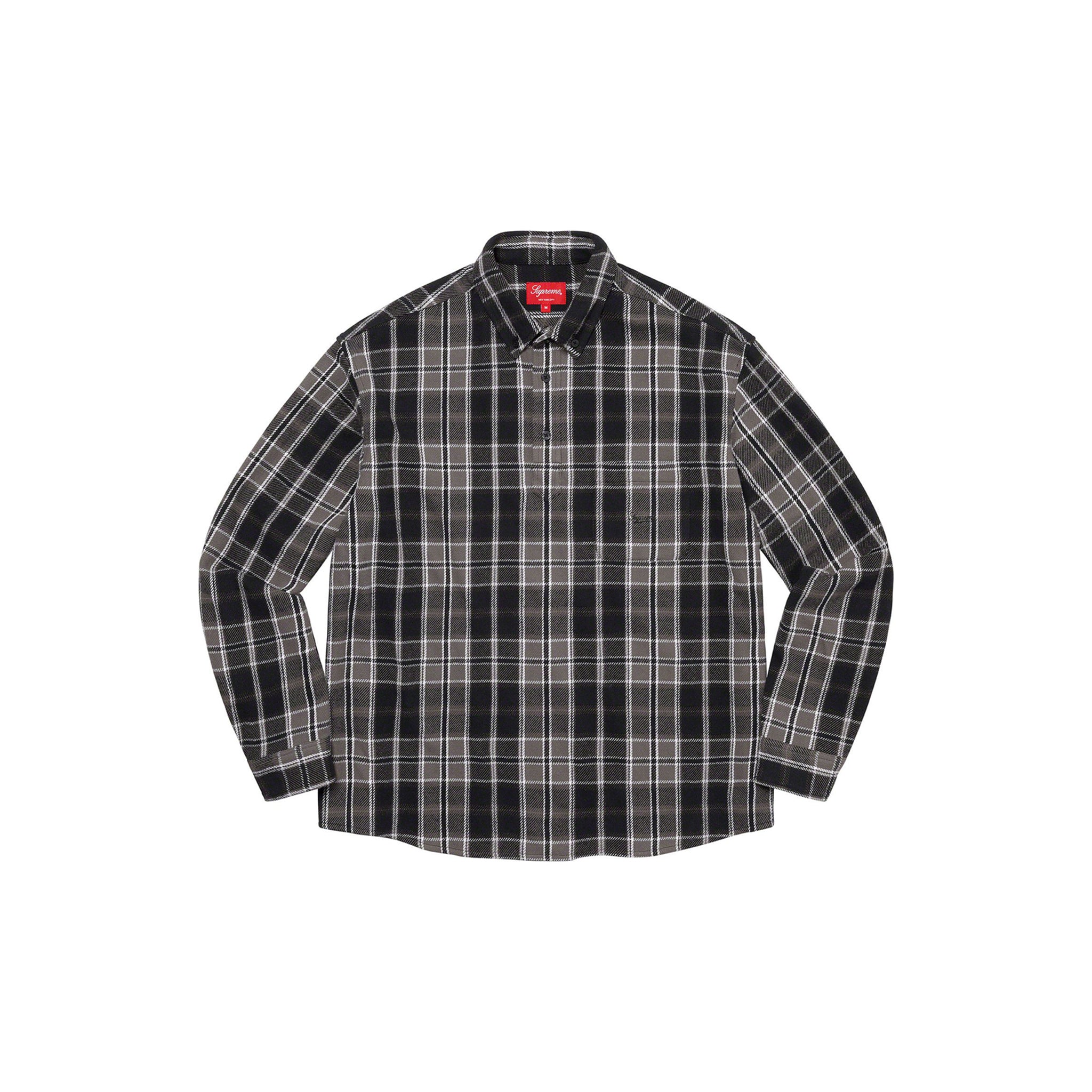 Supreme Pullover Plaid Flannel Shirt Black – Story Cape Town