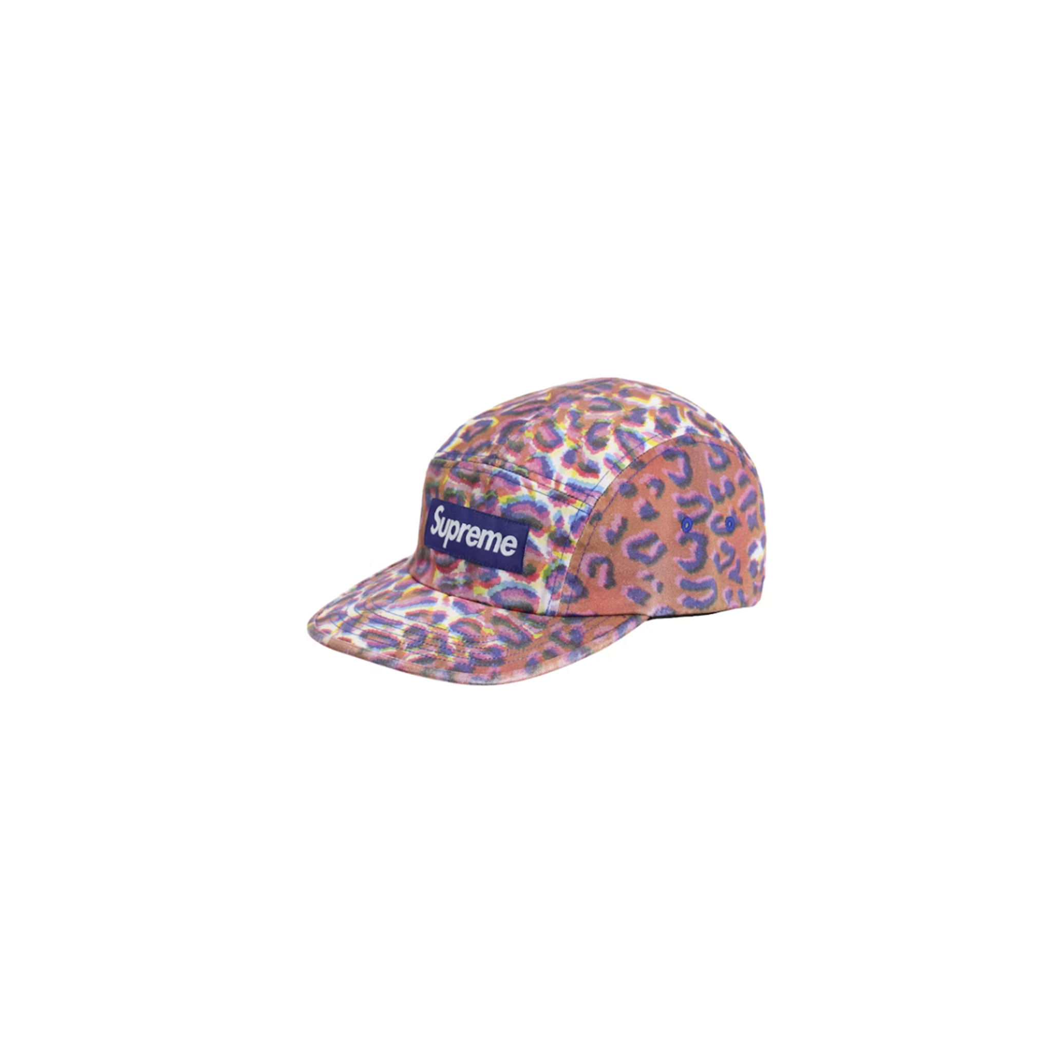 Supreme Washed Chino Twill Camp Cap FW24 Leopard