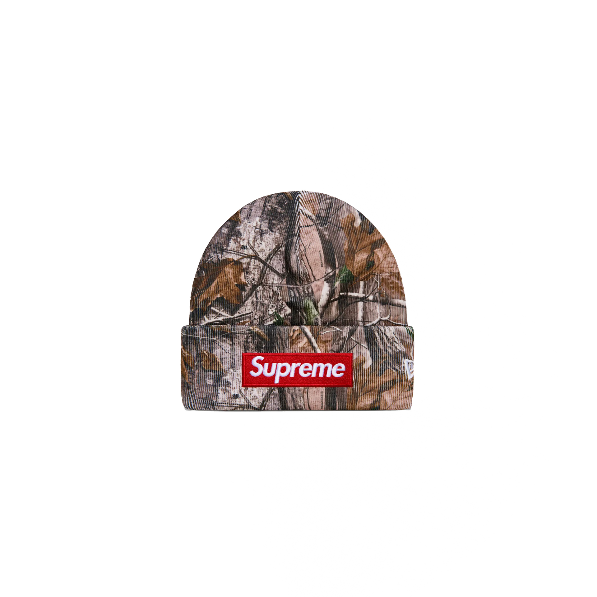 Supreme New Era Box Logo Beanie (FW25) Realtree AP Camo – Story