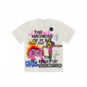 Travis Scott X St Michael 3A Tee White