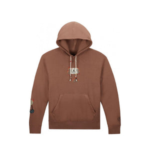 Travis Scott x Jordan Flight Graphic Hoodie Archaeo Brown