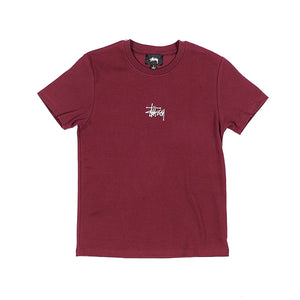 Stussy Women's Crop Tee Burgundy