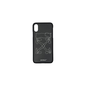 Off-White Abstract Arrows iPhone XS Max Case Black/White