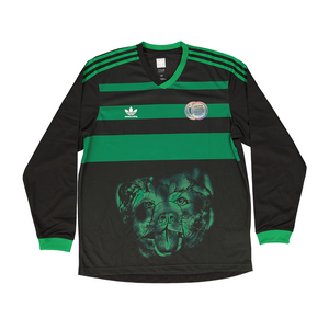 adidas Skateboarding Tyshawn Green & Black Long Sleeve Jersey