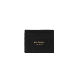 Aimé Leon Dore Leather Card Holder Black