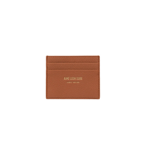 Aimé Leon Dore Leather Card Holder Brown