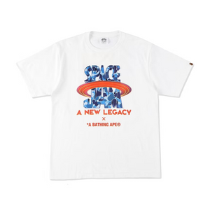 BAPE x Space Jam Logo Tee White