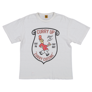 Human Made T Shirt 'Curry Up' White