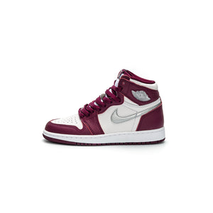 Jordan 1 Bordeaux Metallic Silver (GS)