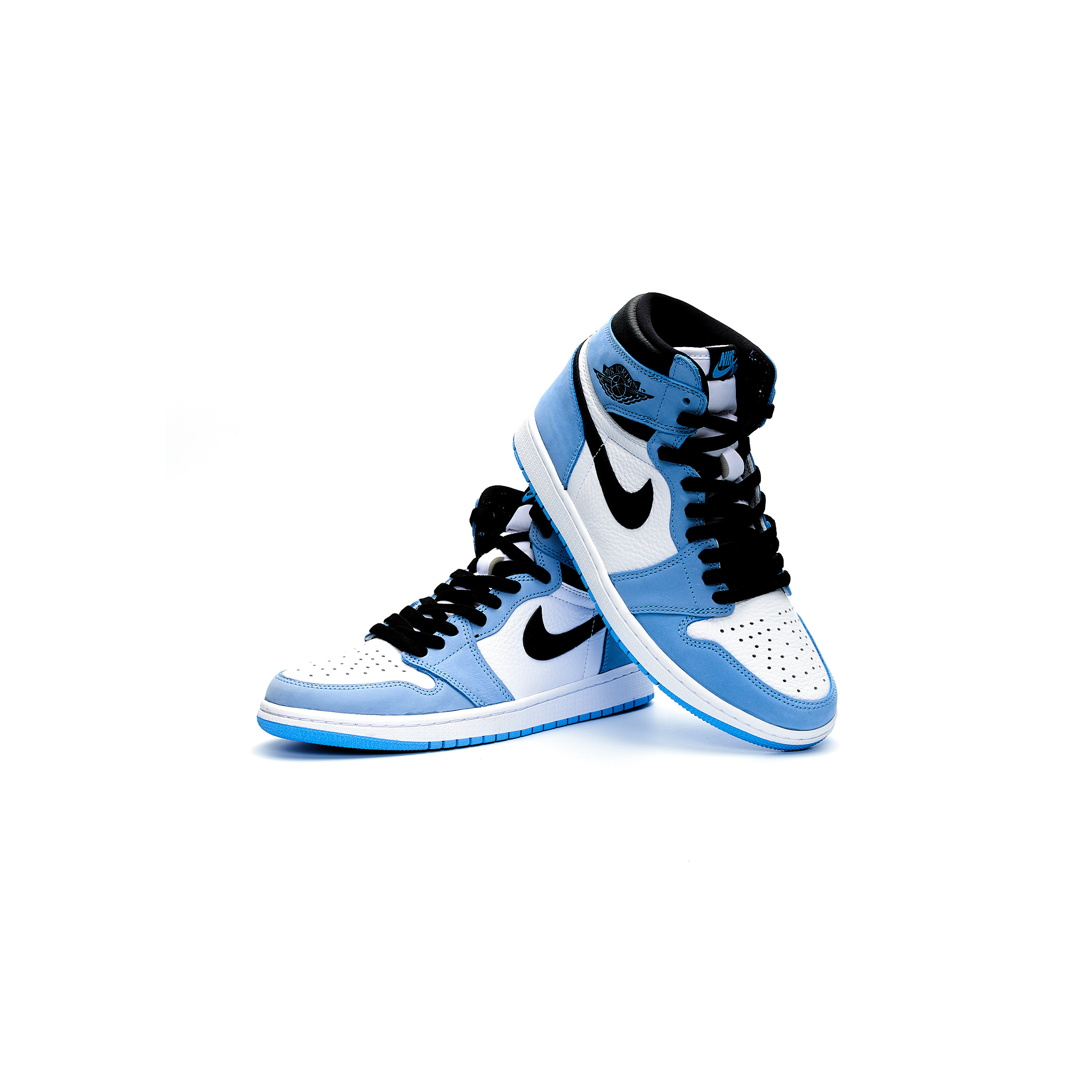 Jordan 1 Retro High White University Blue Black Story Cape Town