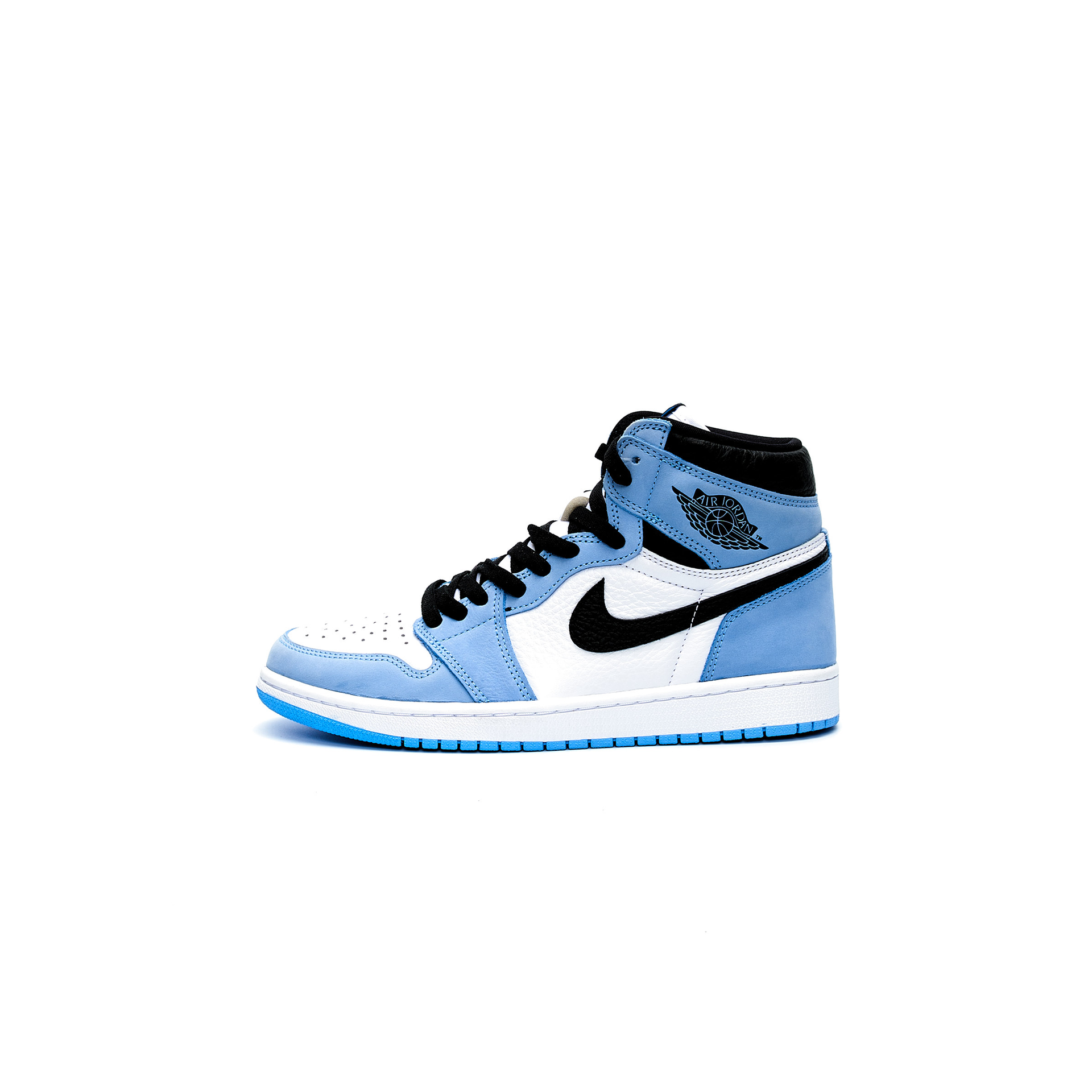 Jordan 1 Retro High White University Blue Black Story Cape Town