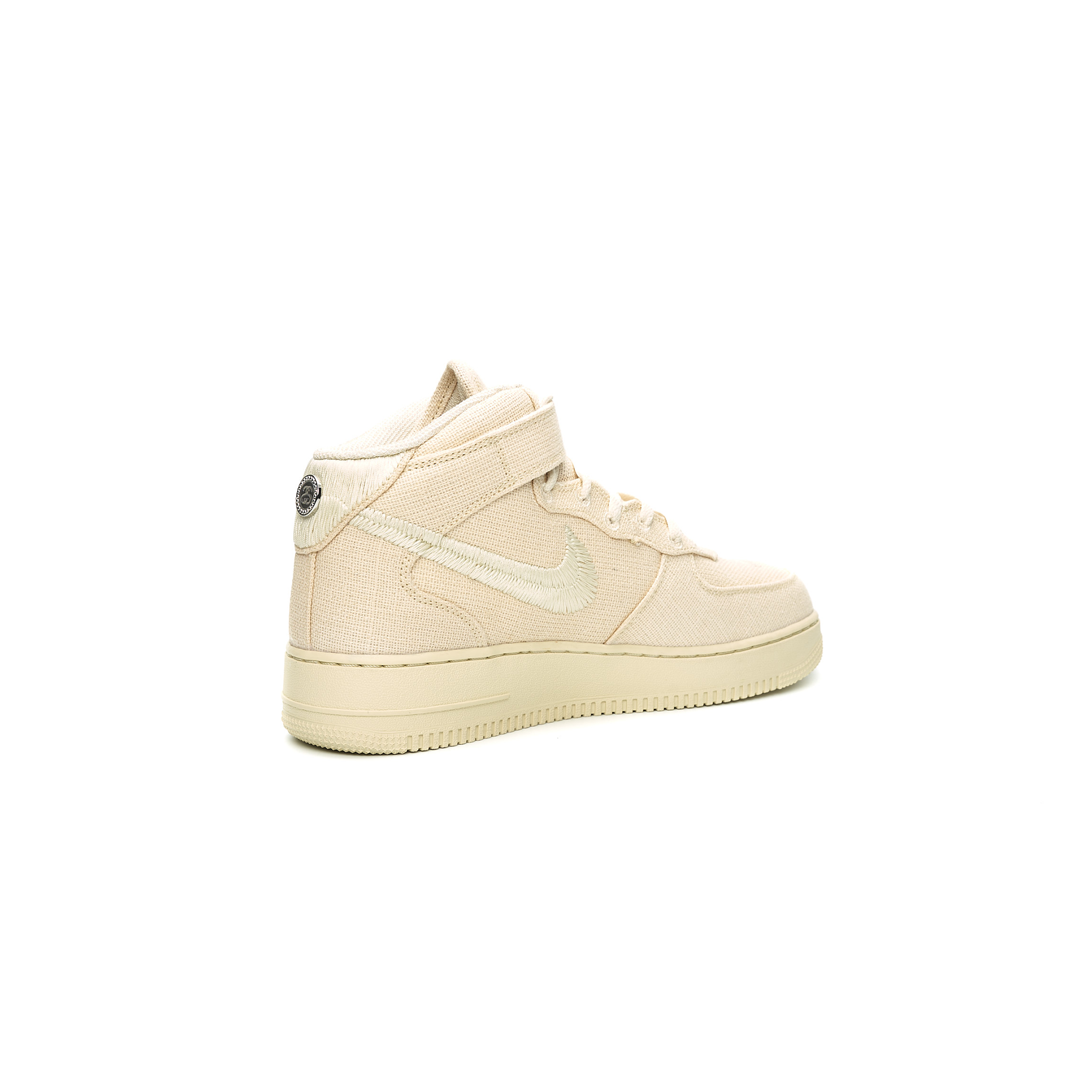 beige high top air force ones