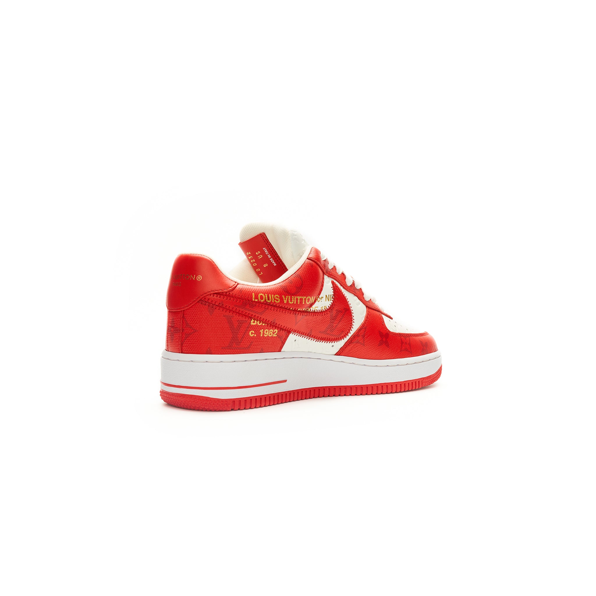 Louis Vuitton Nike Air Force 1 Low By Virgil Abloh White Red – Story Cape  Town